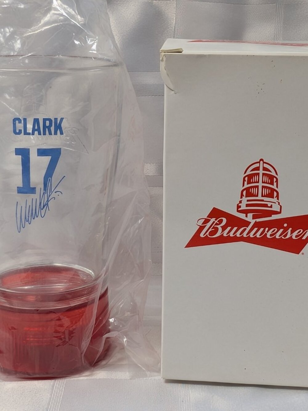WENDEL CLARK BUDWEISER BEER GOAL LIGHT CUP TORONTO MAPLE LEAFS NHL HOCKEY NOS